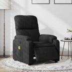 Massagestoel Microvezelstof Zwart