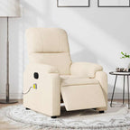 Massagestoel Microvezelstof Beige