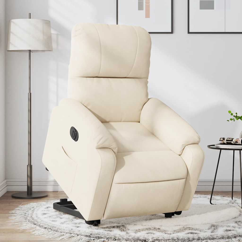 Sta-Op-Massagestoel Microvezelstof Beige
