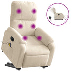 Sta-Op-Massagestoel Microvezelstof Beige