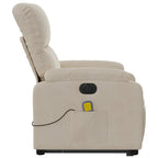 Sta-Op-Massagestoel Microvezelstof Beige