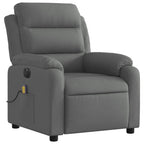 Massagestoel Stof Donkergrijs