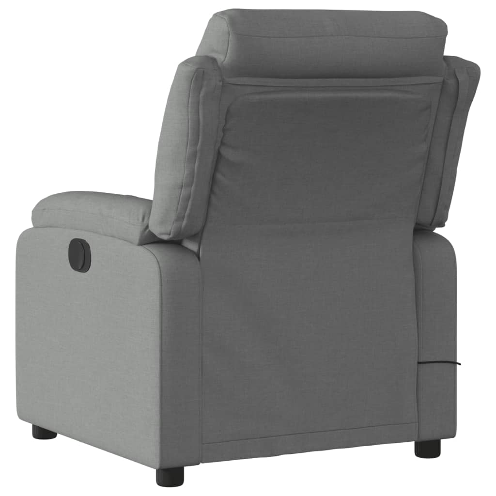 Massagestoel Stof Donkergrijs