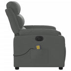 Massagestoel Stof Donkergrijs