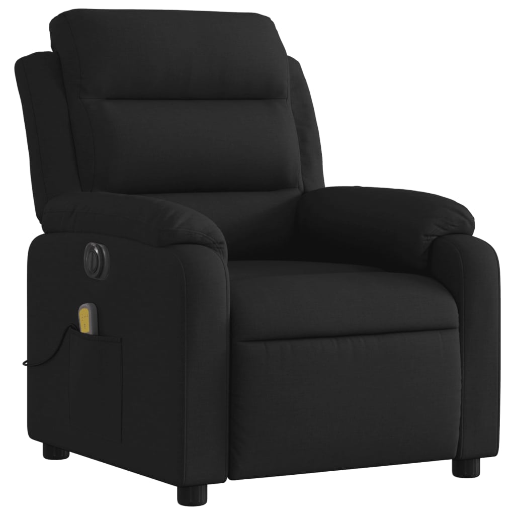 Massagestoel Stof Zwart