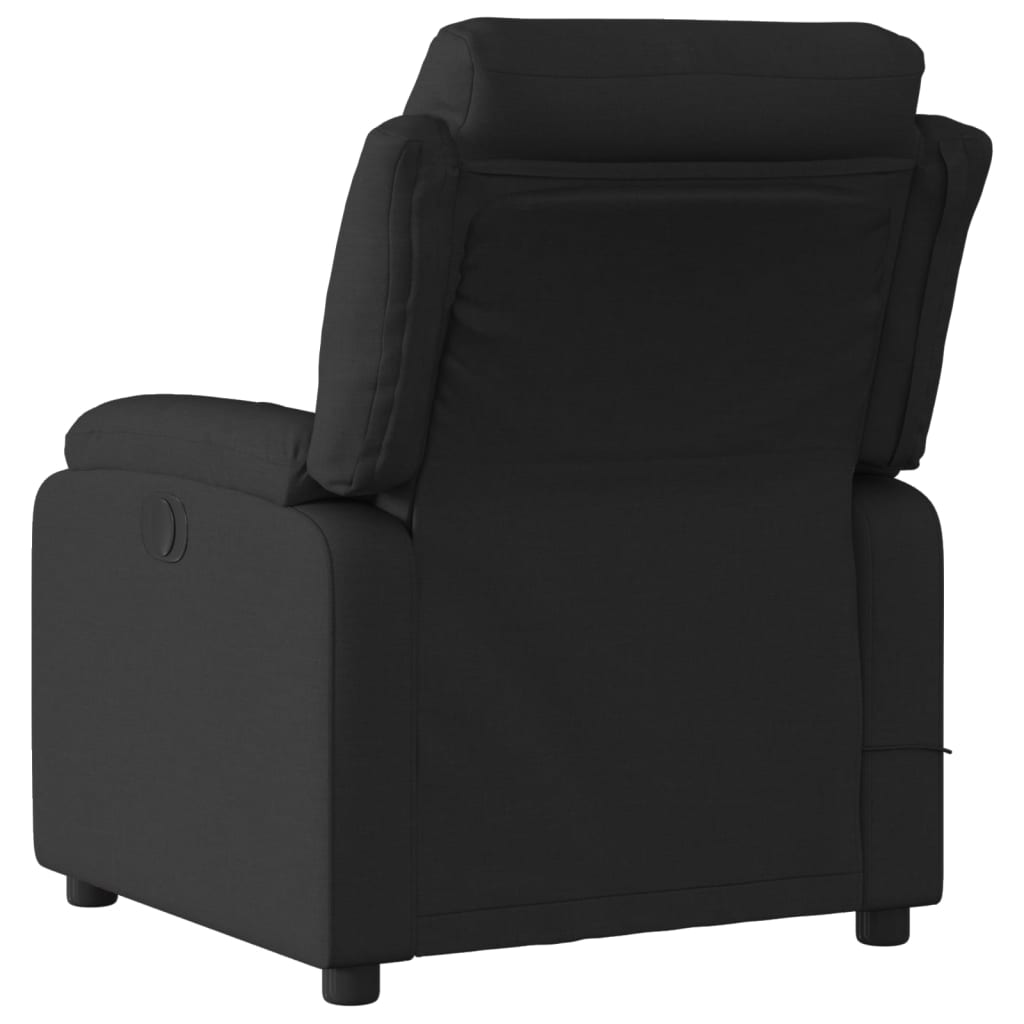 Massagestoel Stof Zwart