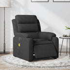 Massagestoel Stof Zwart