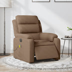 Massagestoel Stof Bruin