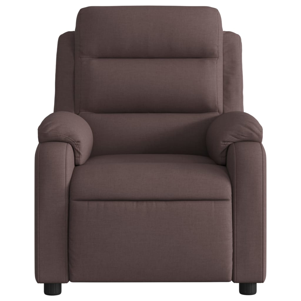 Massagestoel Stof Donkerbruin