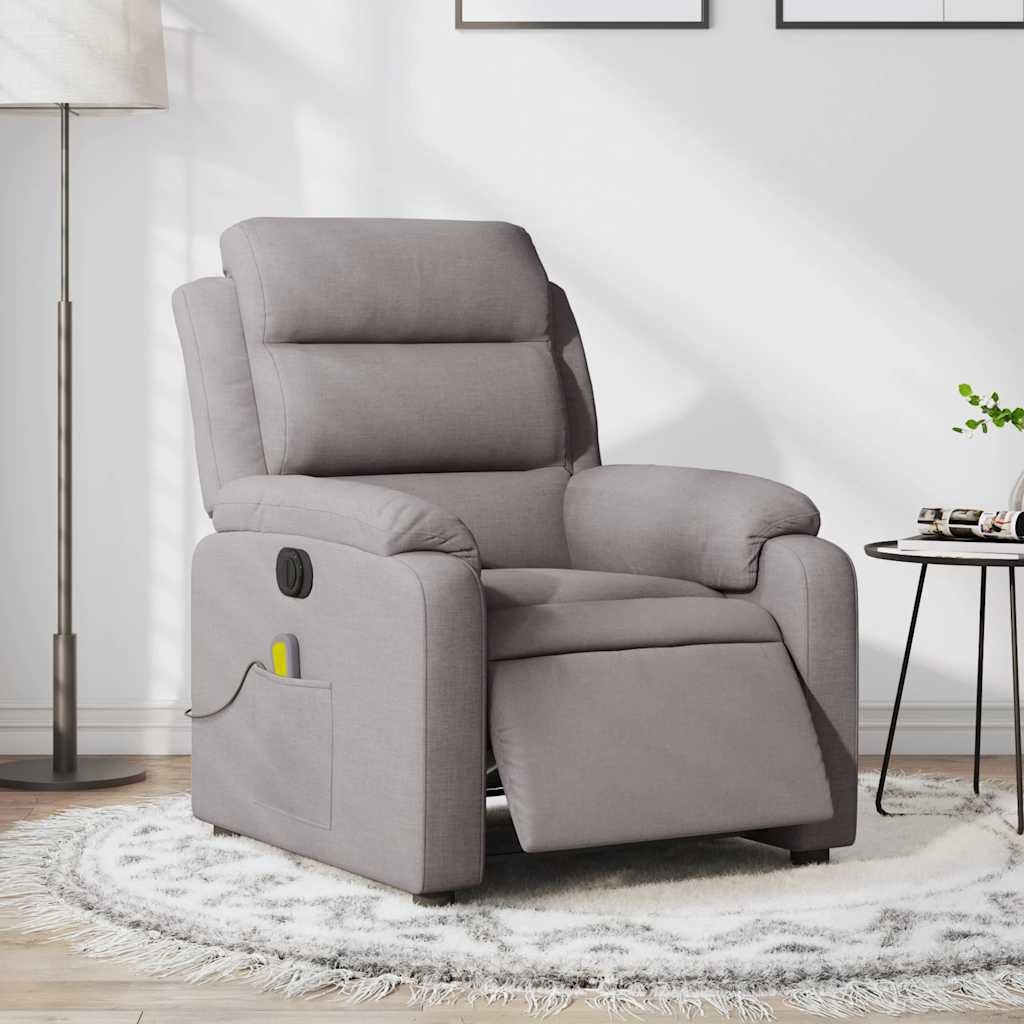 Massagestoel Stof Taupe