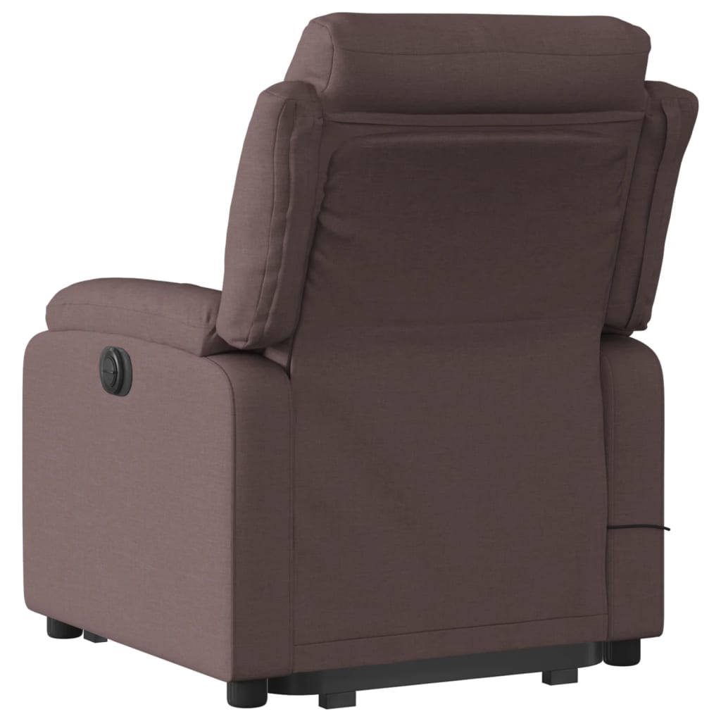 Sta-Op-Massagestoel Stof Donkerbruin