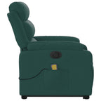 Sta-Op-Massagestoel Stof Donkergroen