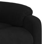 Massagestoel Fluweel Zwart