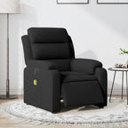 Massagestoel Fluweel Zwart