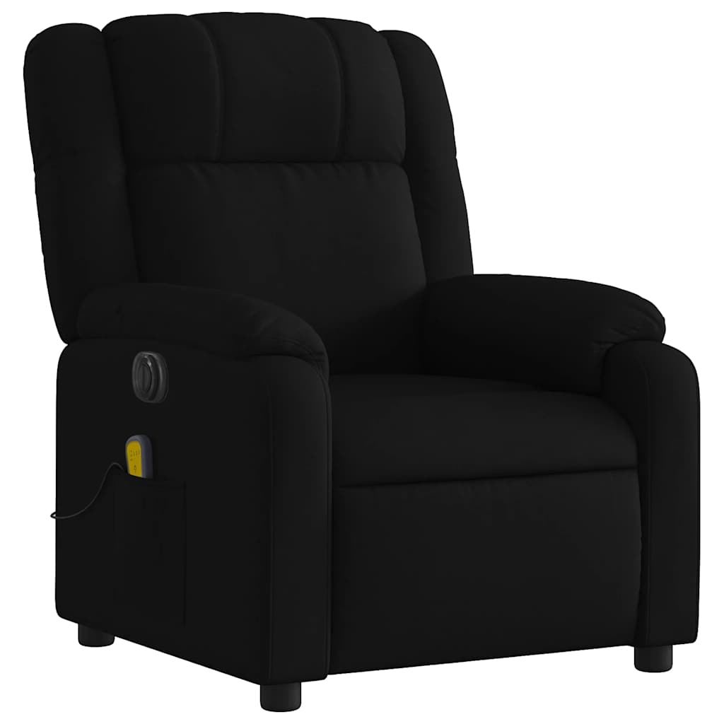Massagestoel Stof Zwart