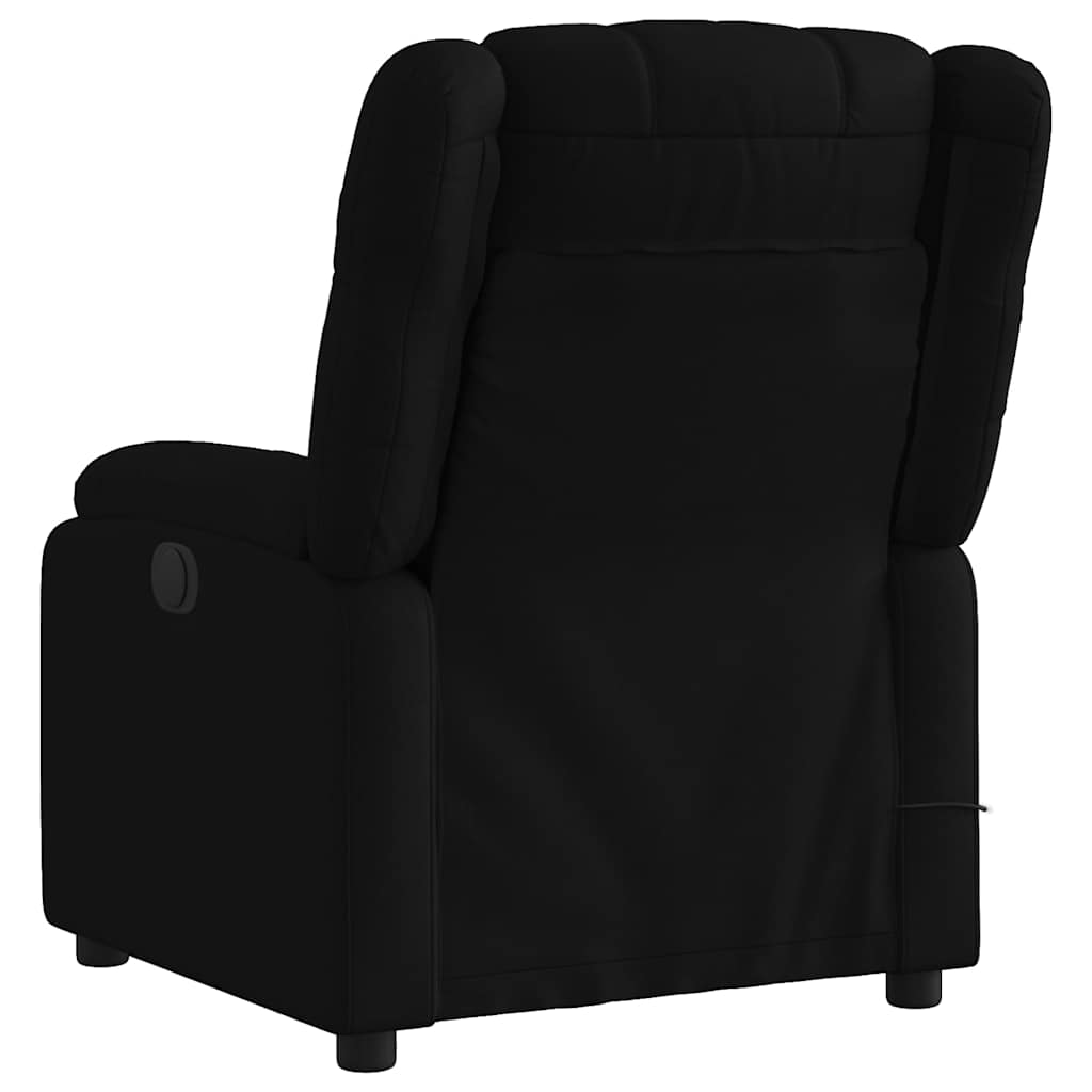 Massagestoel Stof Zwart