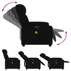 Massagestoel Stof Zwart