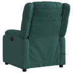 Massagestoel Stof Donkergroen