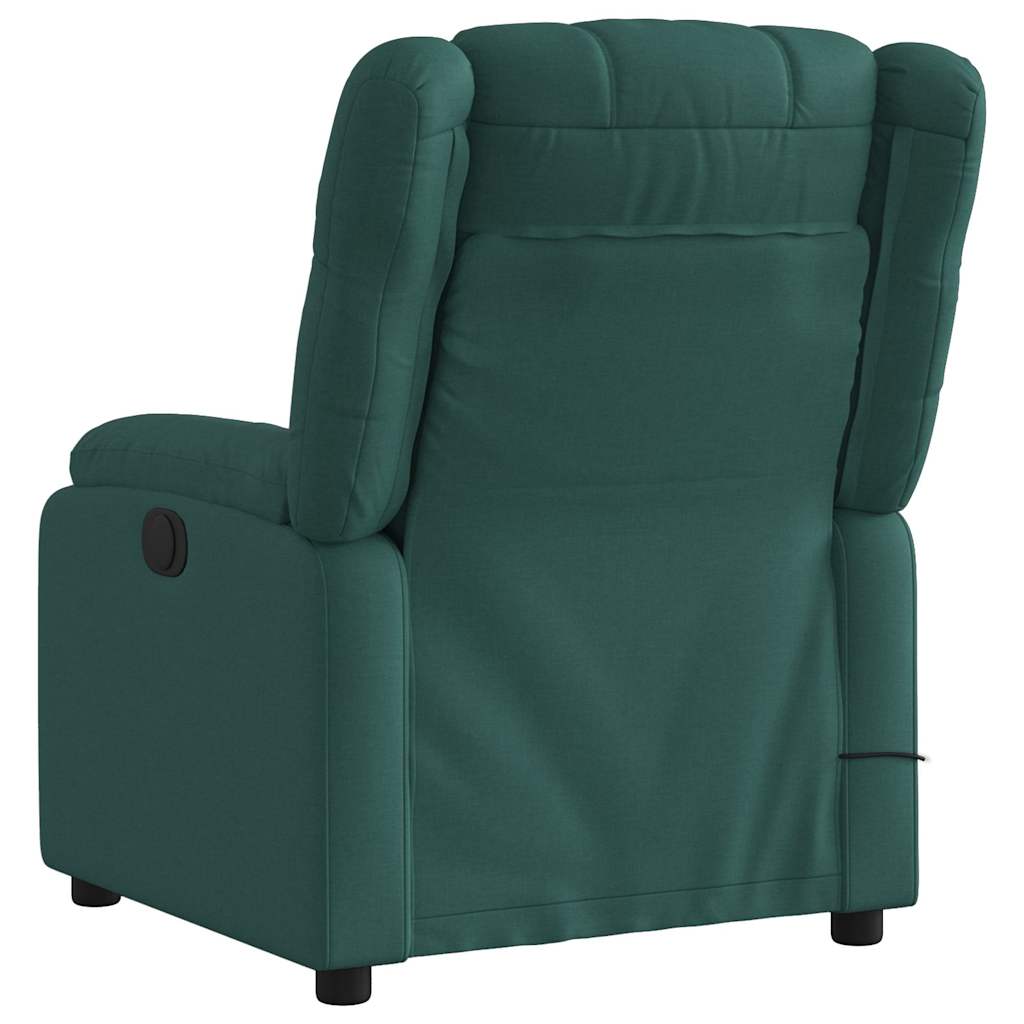 Massagestoel Stof Donkergroen