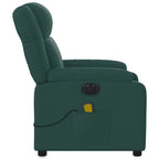 Massagestoel Stof Donkergroen