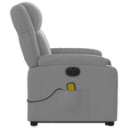 Sta-Op-Massagestoel Stof Lichtgrijs
