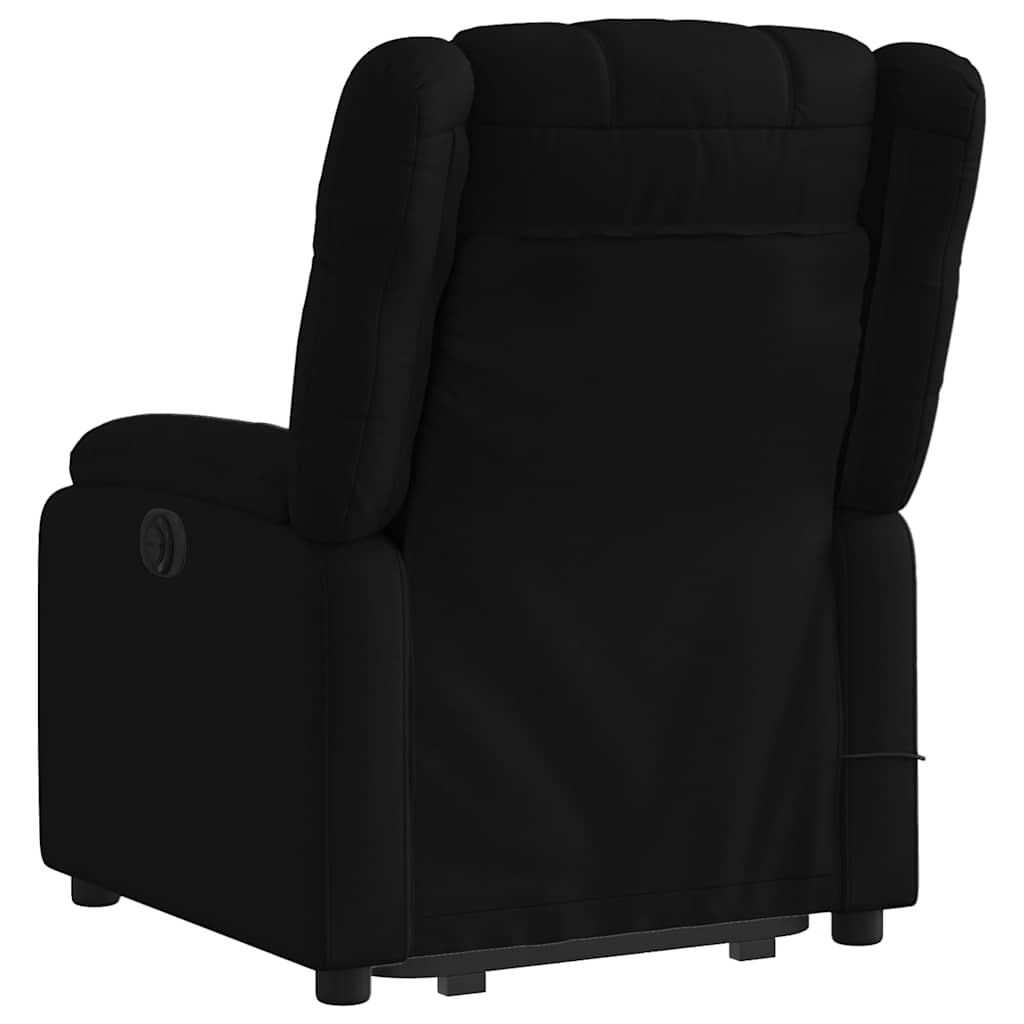 Sta-Op-Massagestoel Stof Zwart