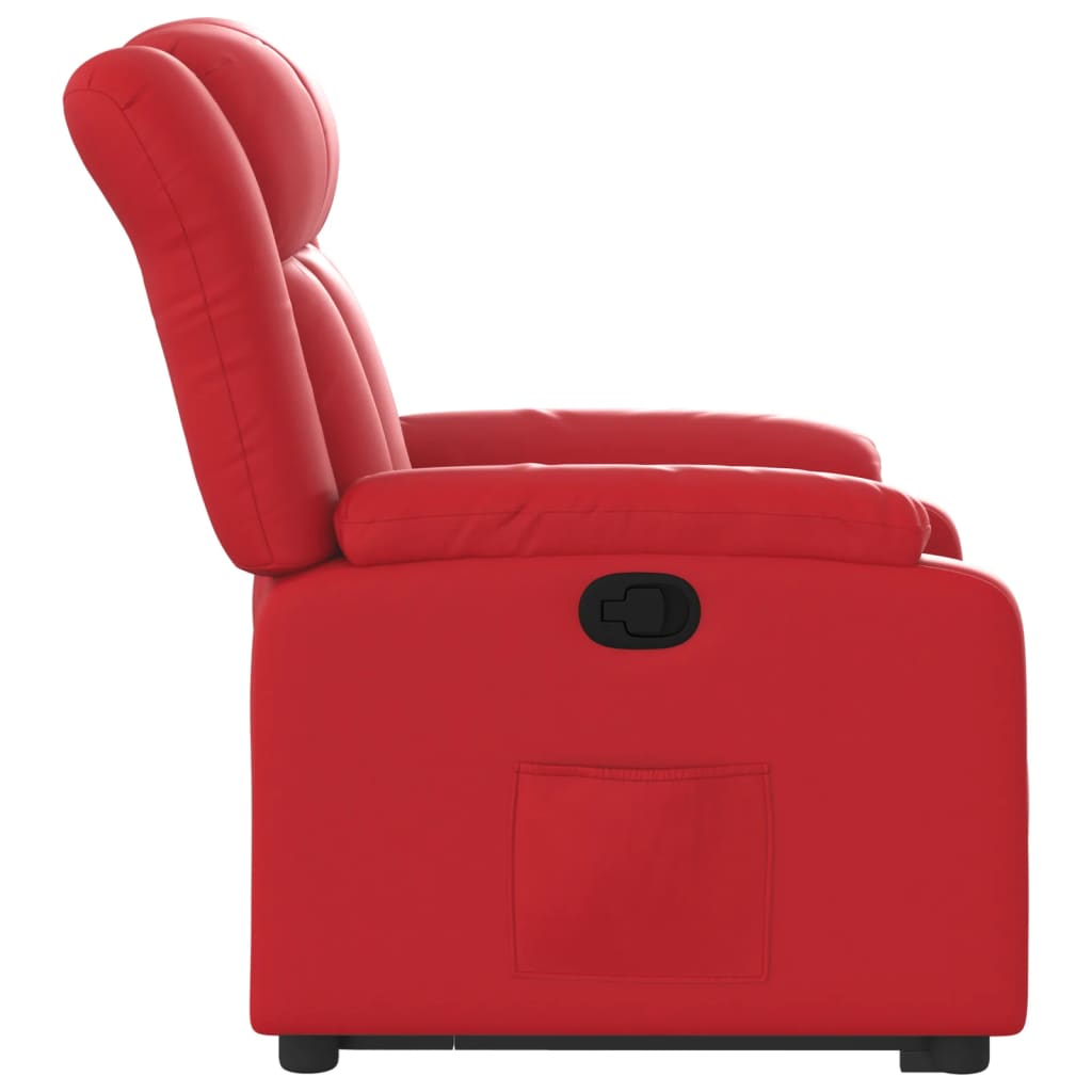Sta-Op-Stoel Kunstleer Rood