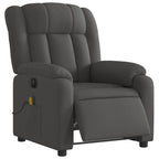 Massagestoel Stof Donkergrijs