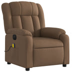 Massagestoel Stof Bruin