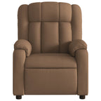 Massagestoel Stof Bruin