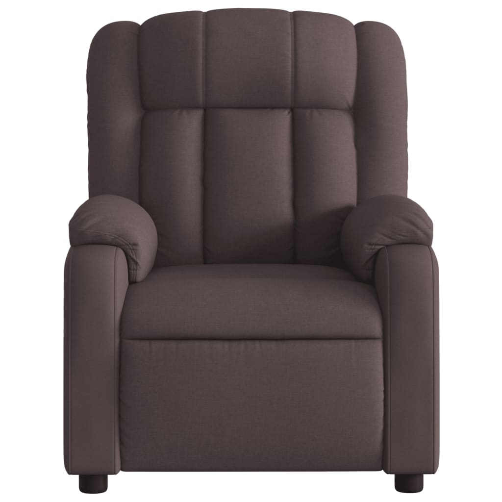 Massagestoel Stof Donkerbruin