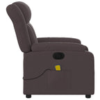 Massagestoel Stof Donkerbruin