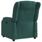 Massagestoel Stof Donkergroen