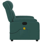 Massagestoel Stof Donkergroen