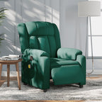 Massagestoel Stof Donkergroen