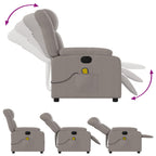 Massagestoel Stof Taupe