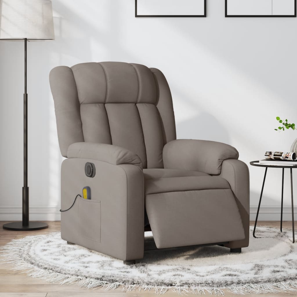 Massagestoel Stof Taupe