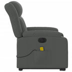 Sta-Op-Massagestoel Stof Donkergrijs