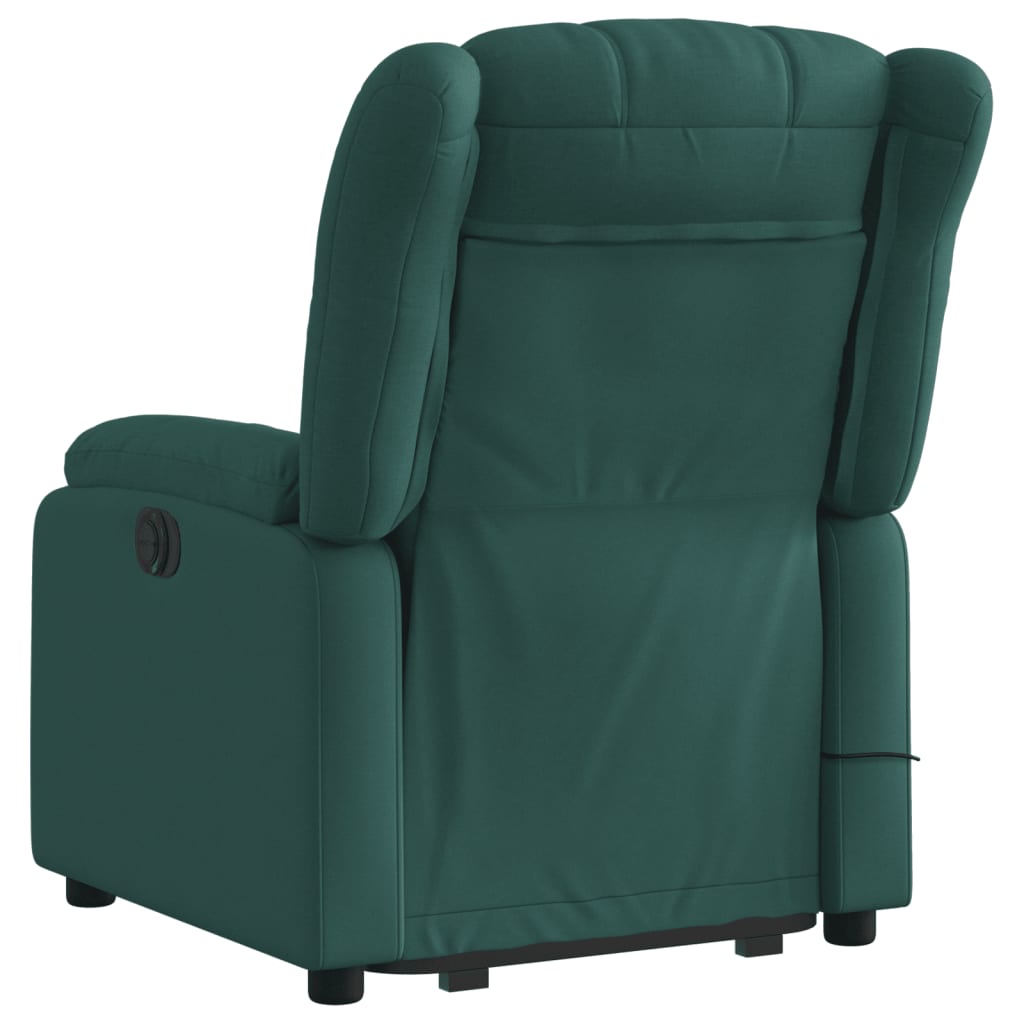 Sta-Op-Massagestoel Stof Donkergroen