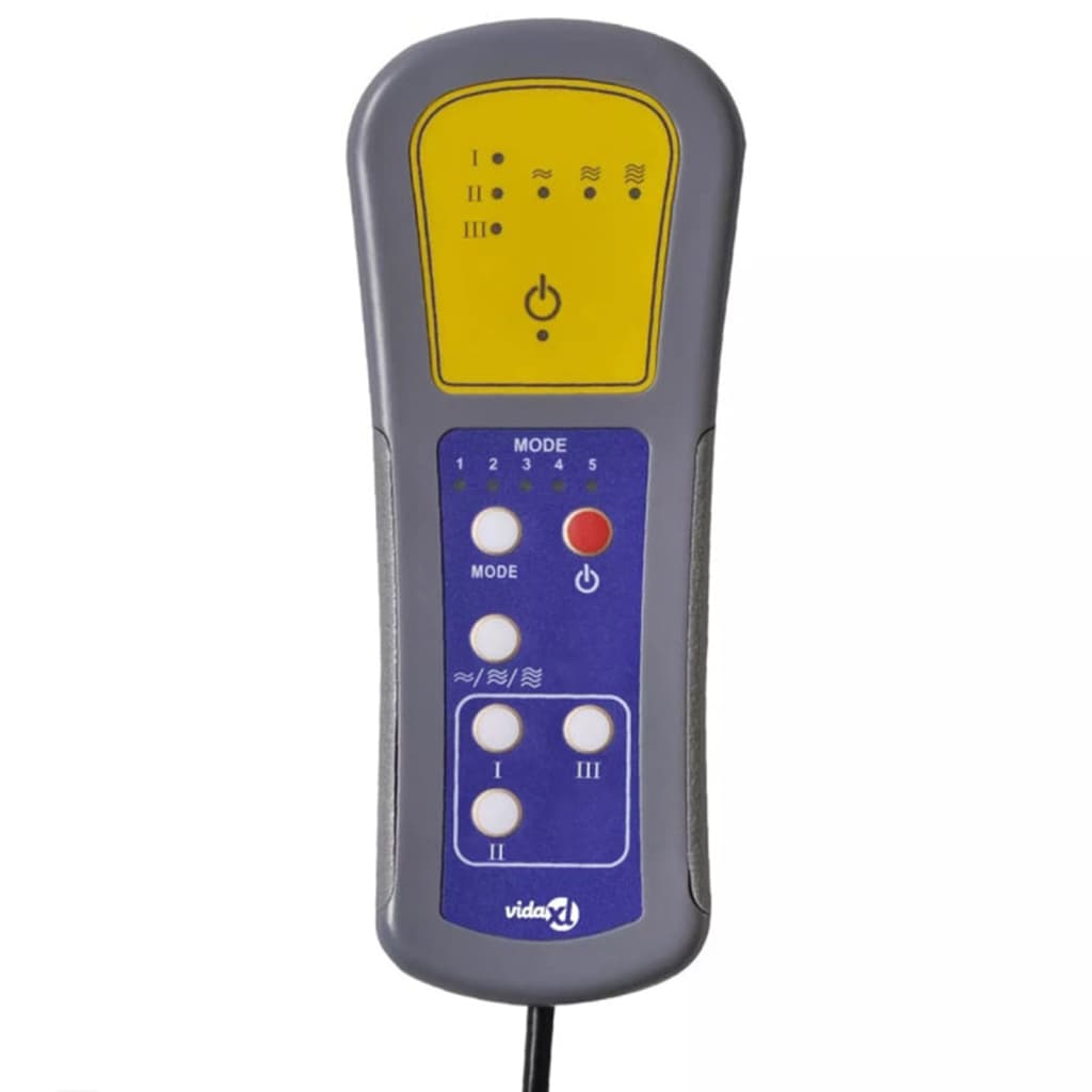 Massagestoel Met Lichtgrijze Stof