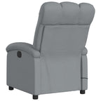Massagestoel Met Lichtgrijze Stof