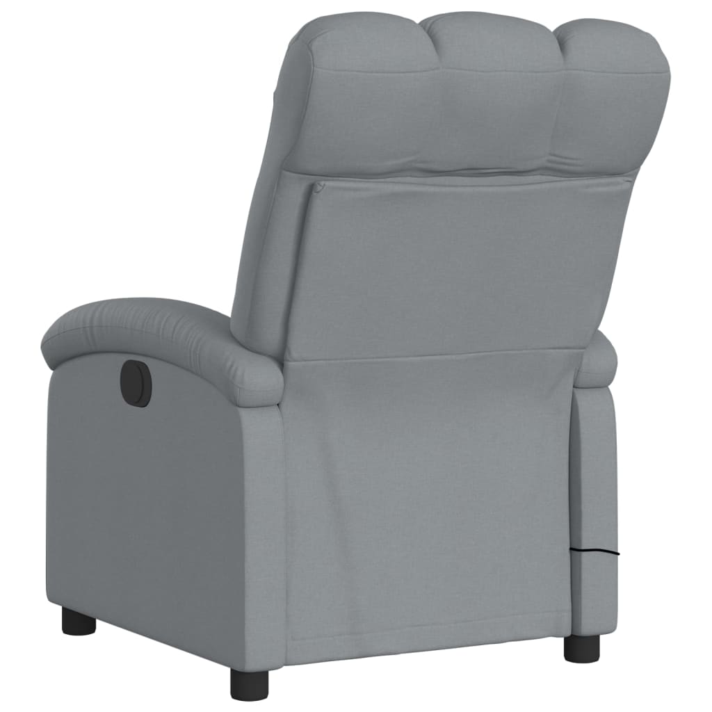 Massagestoel Met Lichtgrijze Stof