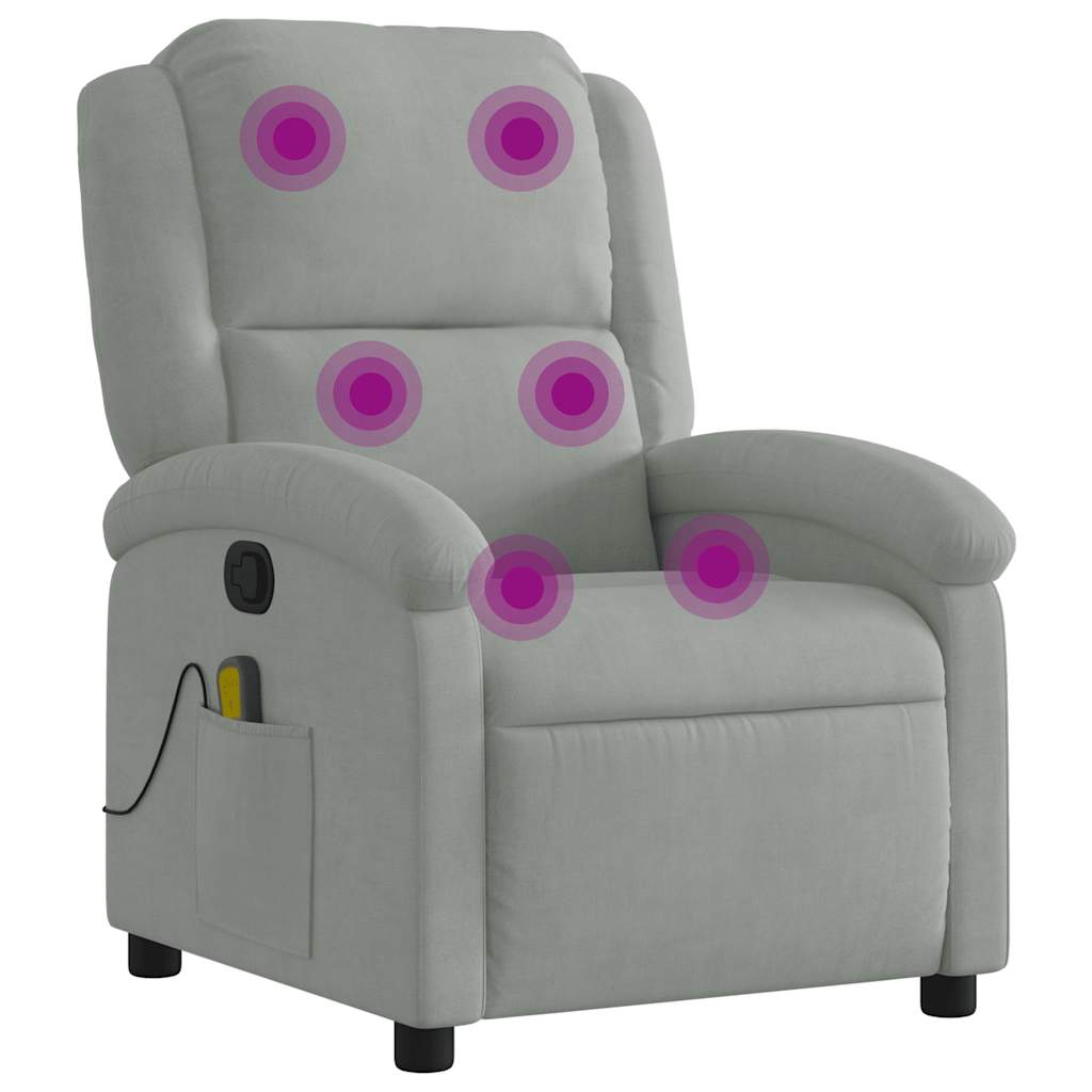 Massagestoel Fluweel