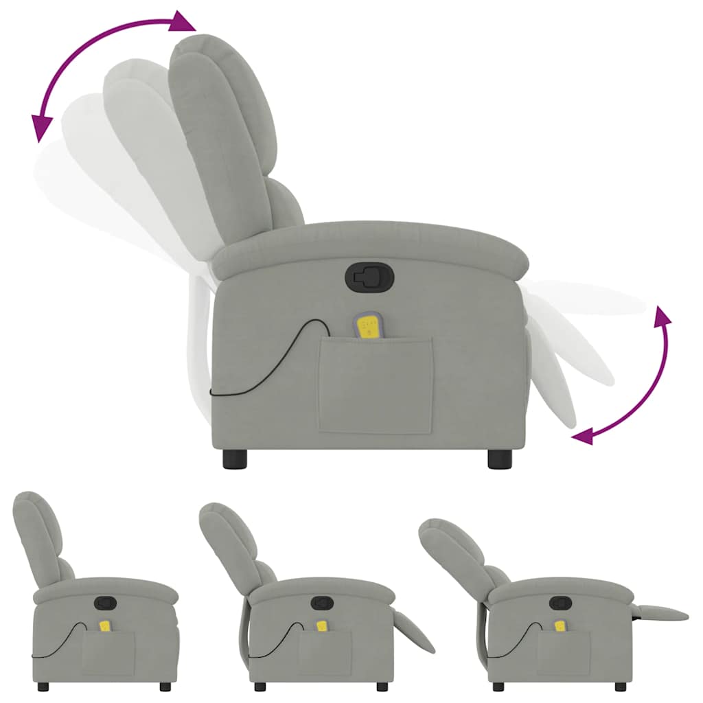 Massagestoel Fluweel