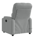 Massagestoel Met Lichtgrijze Stof