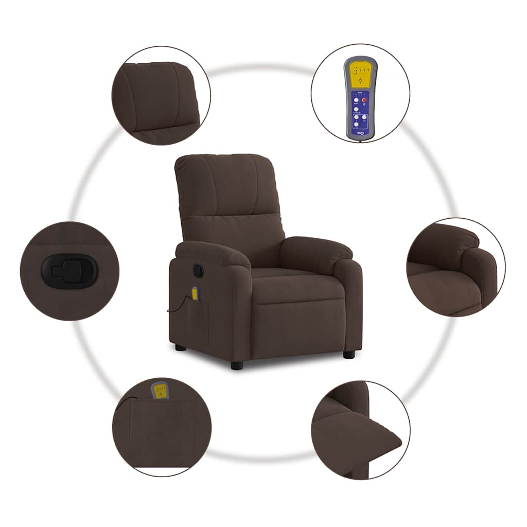 Massagestoel Van Microvezelstof In
