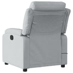 Massagestoel Met Lichtgrijze Stof
