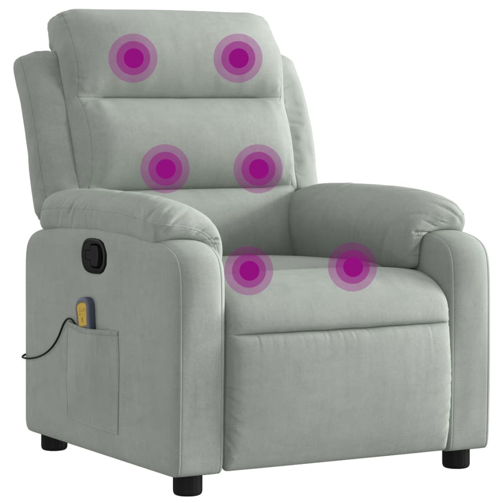 Massagestoel Fluweel