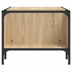 Salontafel Met Rek 100X51X40 Cm Bewerkt Hout Kleur
