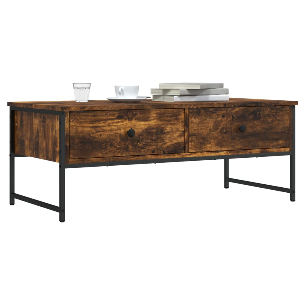 Salontafel 101X49X39,5 Cm Bewerkt Hout